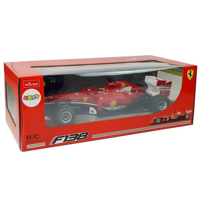 Ferrari F138 kaugjuhitav sportauto, punane