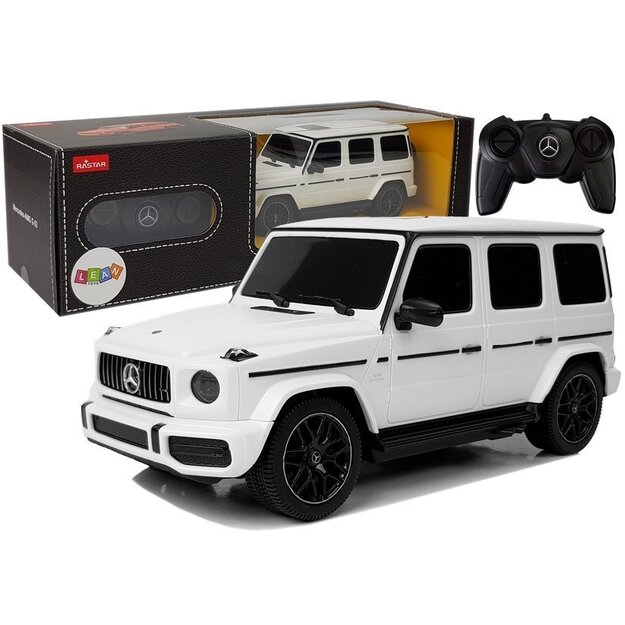 Kaugjuhitav Mercedes AMG G63, 1:24, valge