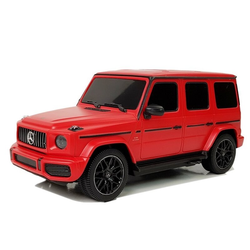 Mercedes AMG G63 kaugjuhtimispuldiga auto, 1:24, punane