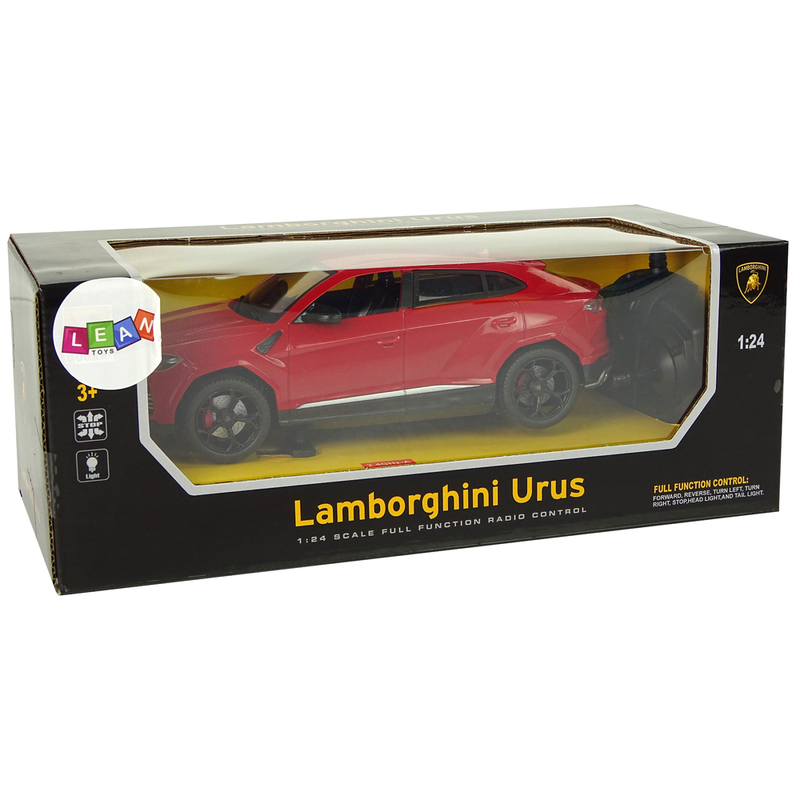 Kaugjuhitav auto Lamborghini, punane