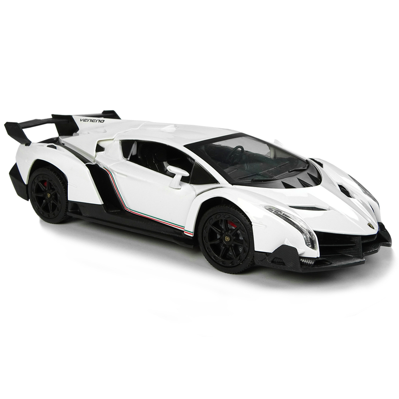 Kaugjuhitav sportauto Lamborghini Veneno, valge