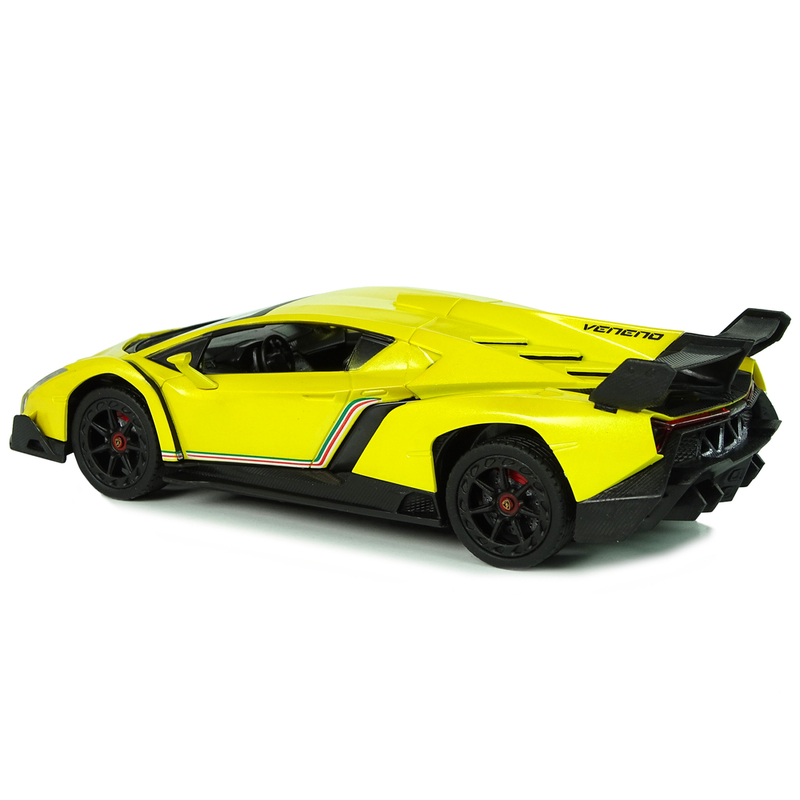 Raadioteel juhitav sportauto Lamborghini Veneno, kollane