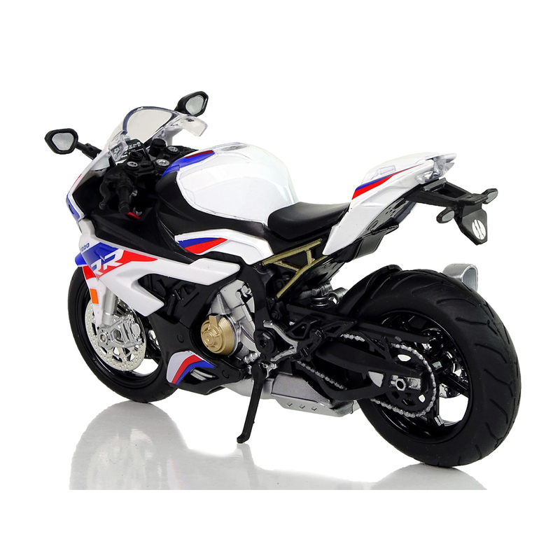 BMW S1000RR mängumootorratta mudel, valge