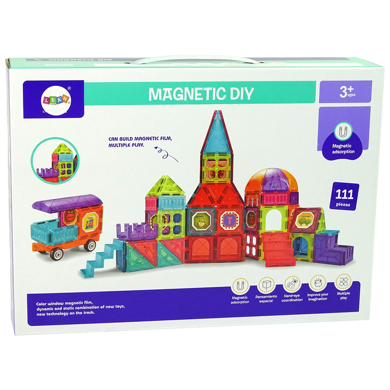 Magnetic 3D Builder, 111 osa