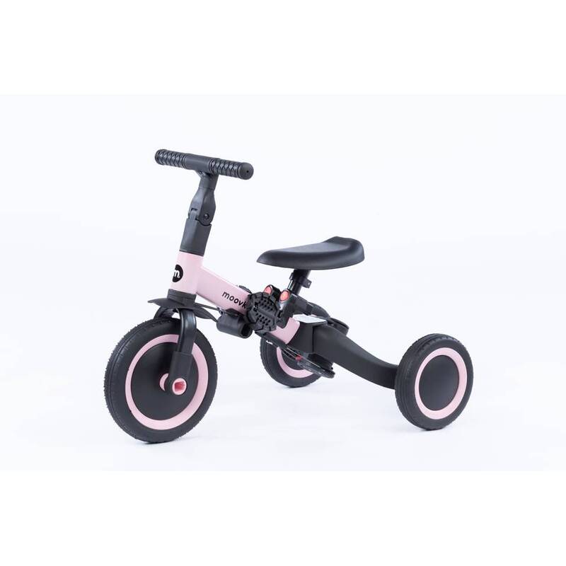 Transformable Tricycle - Moovkee, 6in1, hele roosa